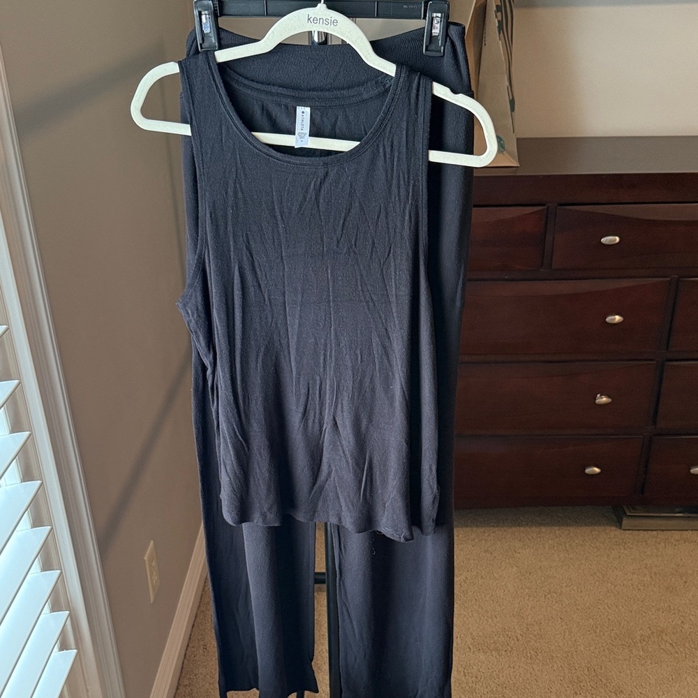 Athleta Well Rested Ribbed Sleep Set